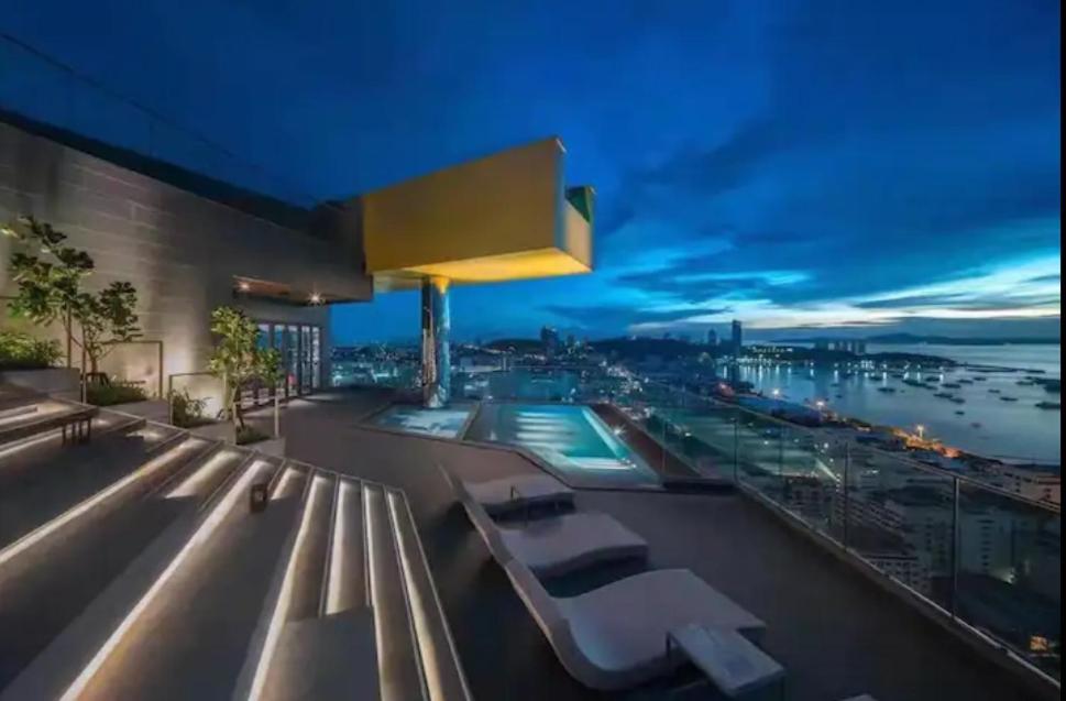 The Edge Central Pattaya Seaview With Infinity Pool & Free Netflix Bagian luar foto